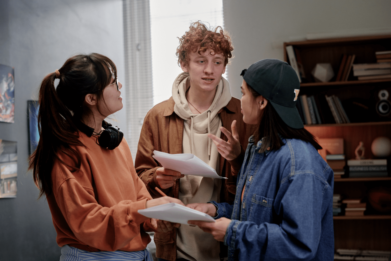 Group of teens building social confidence at Peers Social Workshop