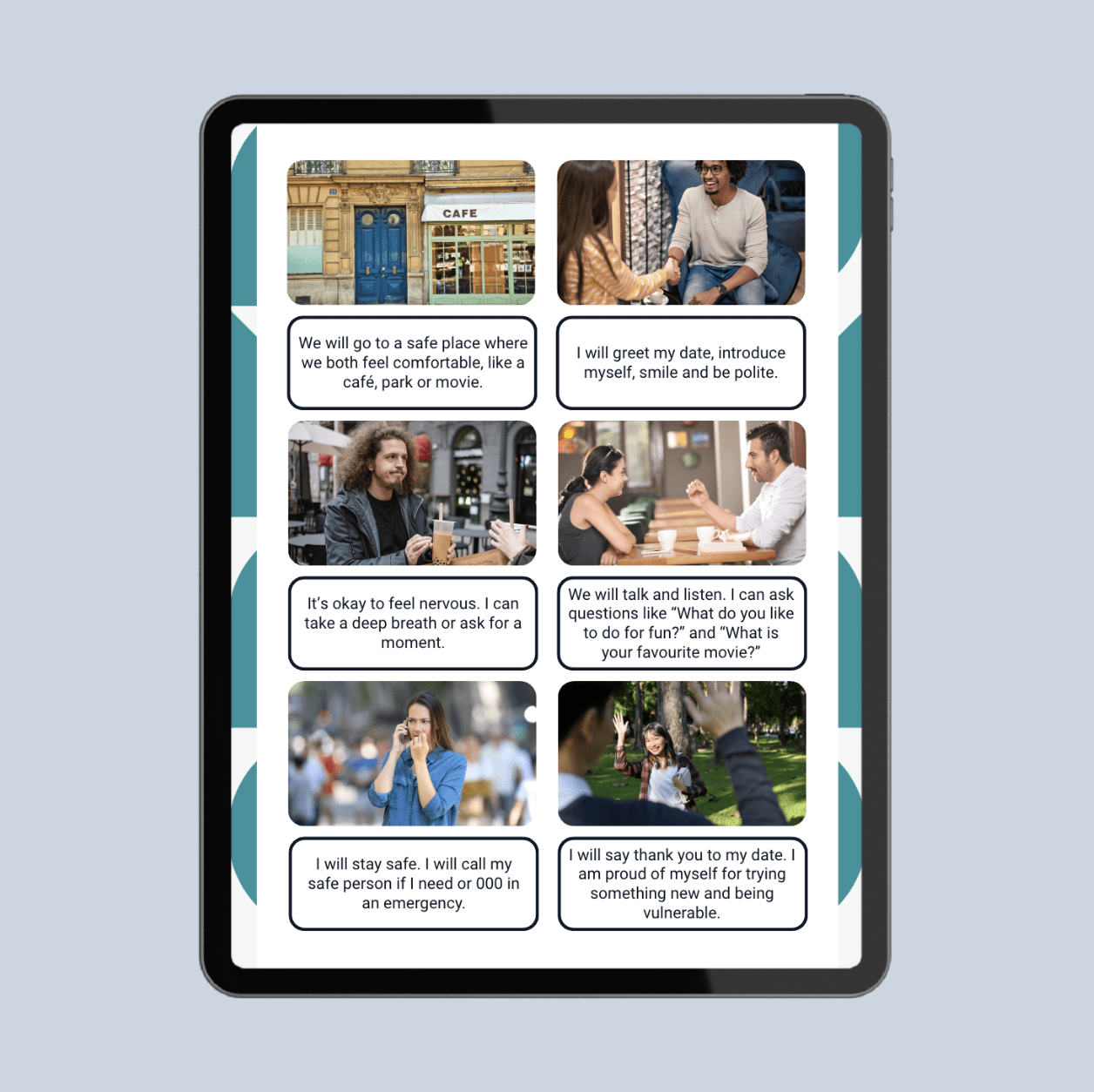 Going on a date social story for adults